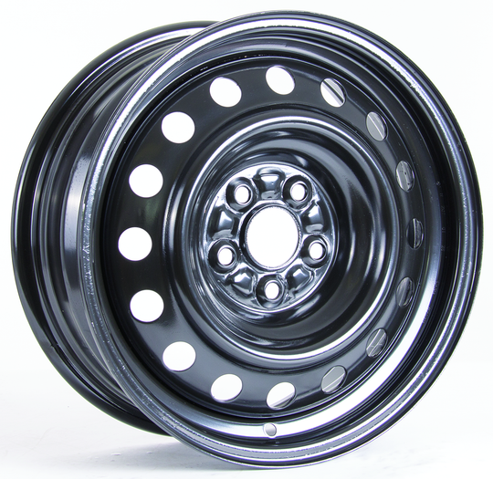 156100M - RTX Steel Wheel 15X6 5X100 ET 45mm Black - RTX Wheels Canada