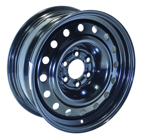 16645M - Ceco Steel Wheel 16X6 6X114.3 ET 25mm Black - Ceco Wheels Canada