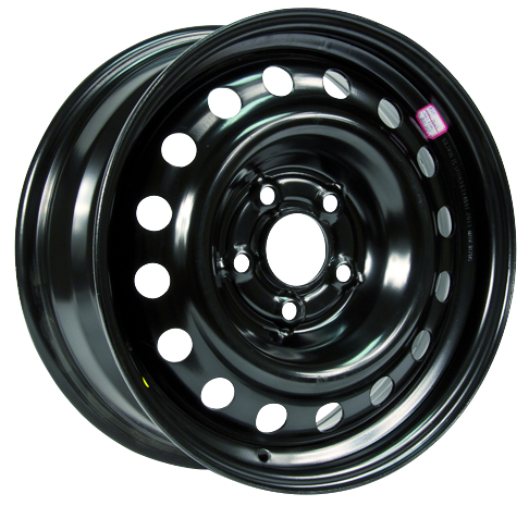 X46566 - RTX Steel Wheel 16X6.5 5X114.3 ET 40mm Black - RTX Wheels Canada