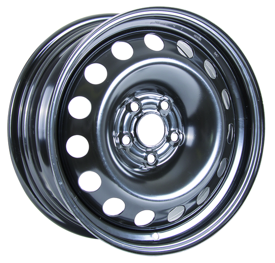 X46656 - RTX Steel Wheel 16X6.5 5X105 ET 39mm Black - RTX Wheels Canada
