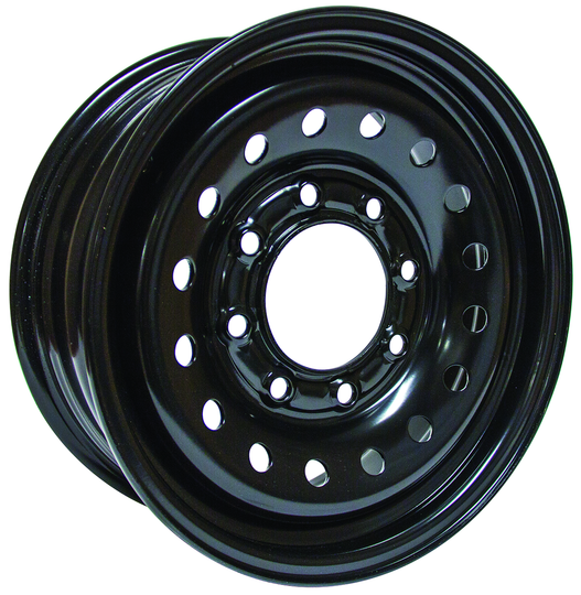X46865 - RTX Steel Wheel 16X6.5 8X165.1 ET 28mm Black - RTX Wheels Canada