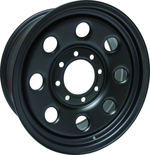 X48165 - RTX Steel Wheel 18X8 8X165.1 ET 25mm Black - RTX Wheels Canada
