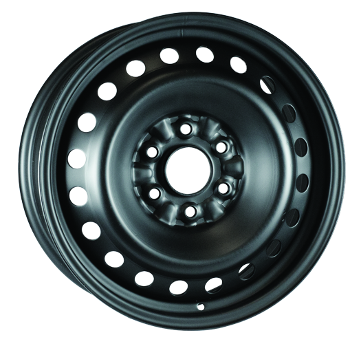 X48632 - RTX Steel Wheel 18X7.5 6X132 ET 45mm Black - RTX Wheels Canada