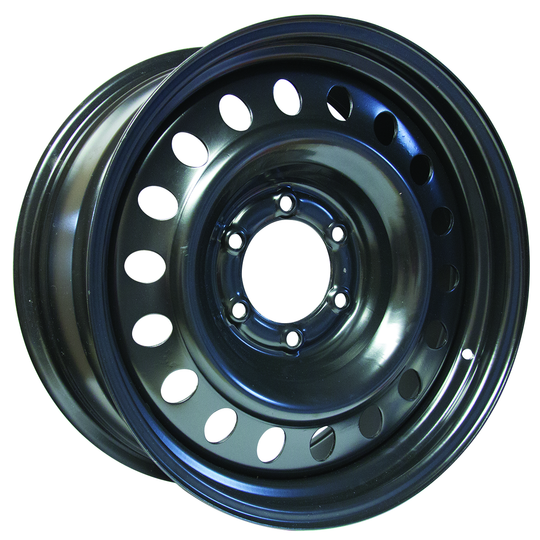 X48639 - RTX Steel Wheel 18X8 6X139.7 ET 25mm Black - RTX Wheels Canada