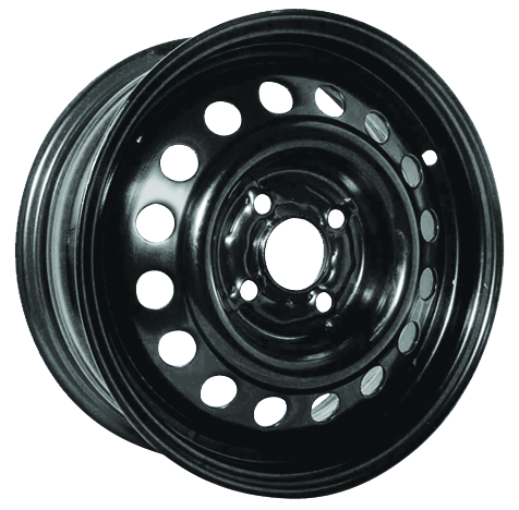 X99100N - RTX Steel Wheel 14X5.5 4X100 ET 40mm Black - RTX Wheels Canada