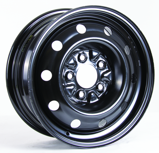 X99126N - RTX Steel Wheel 15X6.5 5X114.3 ET 40mm Black - RTX Wheels Canada
