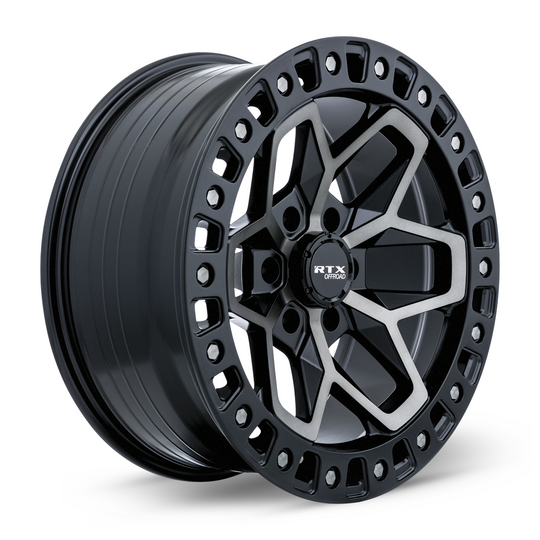 082925 - RTX Offroad Zion 18X9 5X127 ET -15mm Satin Black Tinted Bronze -  RTX Wheels Canada