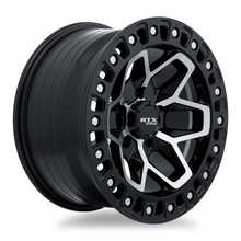 Charger l'image dans la galerie, 082984 - RTX Offroad Zion 18X9 5X127 ET -15mm Gloss Black Machined -  RTX Wheels Canada