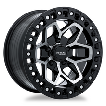Load image into Gallery viewer, 083025 - RTX Offroad Zion 20X9 5X127 ET -15mm Gloss Black Machined -  RTX Wheels Canada