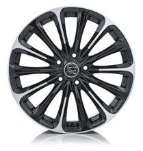 Load image into Gallery viewer, 081664 - RTX Poison 16X7 5X100 ET 38mm Black Machined - RTX Wheels Canada