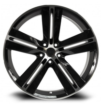 Load image into Gallery viewer, 081325 - RTX SMS 16X7 5X114.3 ET 40mm Black Machined - RTX Wheels Canada
