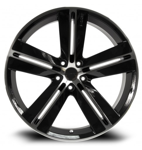 081325 - RTX SMS 16X7 5X114.3 ET 40mm Black Machined - RTX Wheels Canada