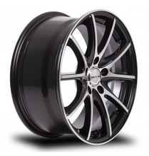 Load image into Gallery viewer, 081455 - RTX Snare 14X6 4X100 ET 38mm Black Machined - RTX Wheels Canada