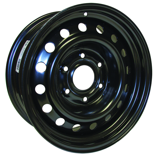X45445B - RTX Steel Wheel 16X6.5 6X139.7 ET 30mm Black - RTX Wheels Canada