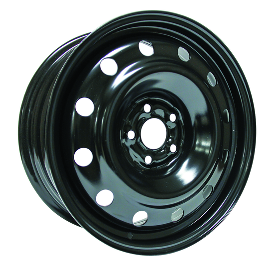 X99121N - RTX Steel Wheel 16X6.5 5X100 ET 44mm Black - RTX Wheels Canada