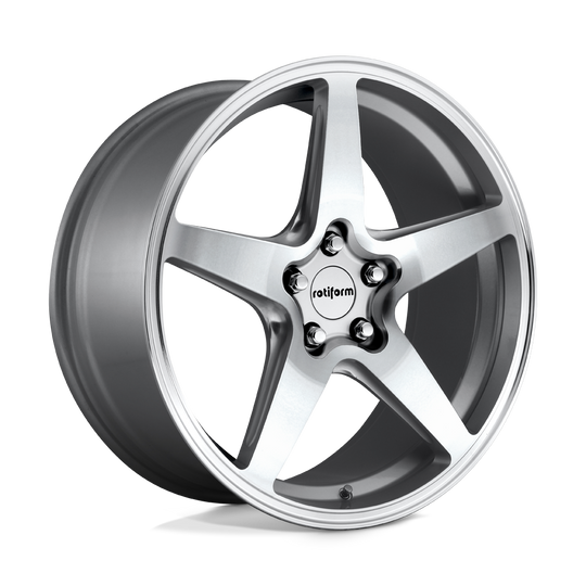 R147198521+35 - Rotiform R147 WGR 19X8.5 5X120  35mm Gloss Silver - Rotiform Wheels Canada