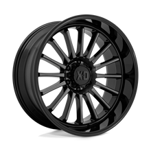Load image into Gallery viewer, XD85722068418N - XD857 Whiplash 22X10 6X139.7 -18 mm Gloss Black With Gray Tint - XD Wheels Canada