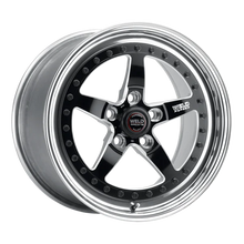 Load image into Gallery viewer, 91HB7080A52A - Weld Racing Weldstar 17X8 5X114.3 ET 18mm Black Center - Polished Shell - Weld Racing Wheels Canada