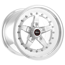 Load image into Gallery viewer, 791P-58260 - Weld Racing Weldstar 15X8 5X120 ET 25mm Polished Center - Polished Shell - Weld Racing Wheels Canada
