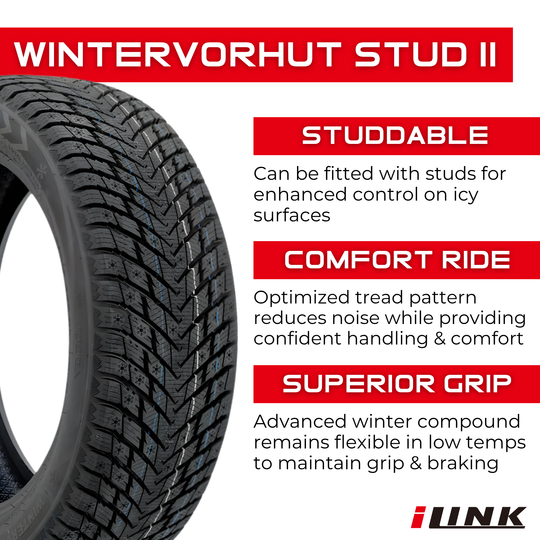 6EIL576F 315/30R22XL Zmax iLink Wintervorhut Stud II 107T Zmax iLink Tires Canada