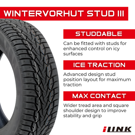 6EIL580N 235/65R18 Zmax iLink Wintervorhut Stud III 106T Zmax iLink Tires Canada