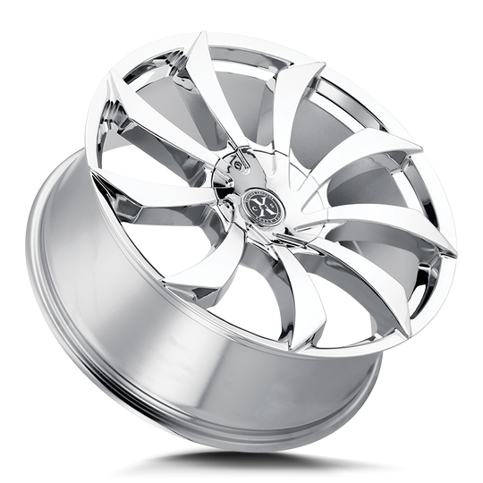 X01250435 - Xcess X01 22X9 5X114.3 / 5X108 35mm Chrome - Xcess Wheels Canada