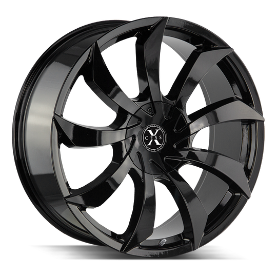 X01660726GB - Xcess X01 26X10 6X139.7 / 6X135 24mm Gloss Black - Xcess Wheels Canada
