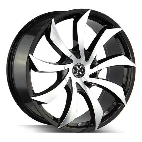 X01600018GBM - Xcess X01 X01 26X10 BLANK 18mm Gloss Black Machined - Xcess Wheels Canada