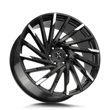 Load image into Gallery viewer, X02051235GBMT - Xcess X02 X02 20X8.5 5x112 35mm Gloss Black Machined Tips - Xcess Wheels Canada