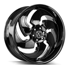 Load image into Gallery viewer, X03463924GBML - Xcess X03 X03 24X9.5 6x139.7 24mm Gloss Black Milled - Xcess Wheels Canada