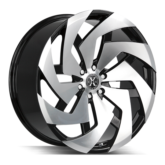 X04251435GBM - Xcess X04 X04 22X9 5x114.3 35mm Gloss Black Machined - Xcess Wheels Canada