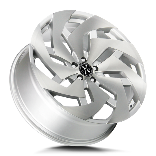 X04251515BFS - Xcess X04 X04 22X9 5x115 15mm Brushed Face Silver - Xcess Wheels Canada