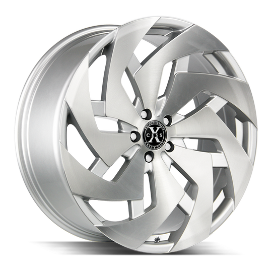 X04251515BFS - Xcess X04 X04 22X9 5x115 15mm Brushed Face Silver - Xcess Wheels Canada