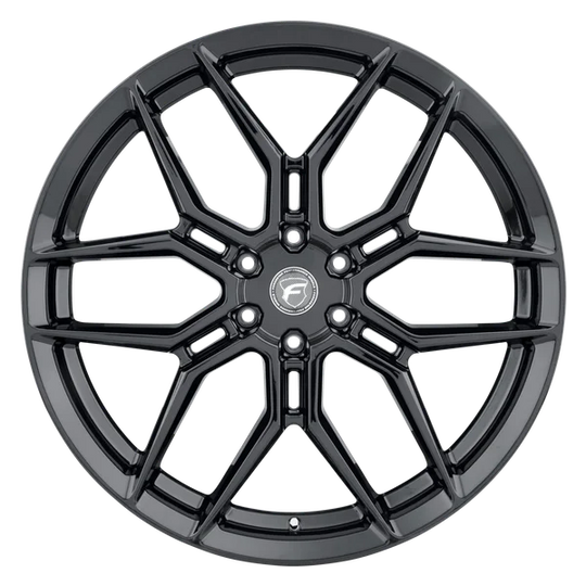 F03140084P30 - Forgestar X12 24X10 6X139.7 ET 30mm Gloss Black - Forgestar Wheels Canada