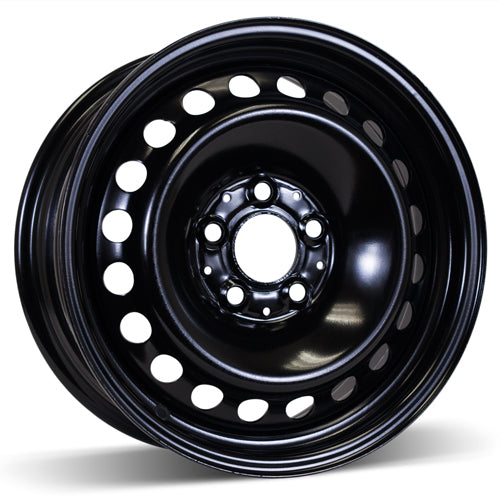 X40794 - RSSW Steel Wheel 16X7 5X112 ET 40MM Bore 66.6MM Black Steel Rim - RSSW Wheels Canada