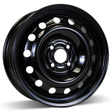 Charger l'image dans la galerie, X40861 - RSSW Steel Wheel 15X6 4X100 ET 45mm Bore 56.1mm Black - RSSW Wheels Canada