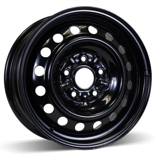 X40871 - RSSW Steel Wheel 15X6.5 5X114.3 ET 50mm Bore 60.1mm Black - RSSW Wheels Canada