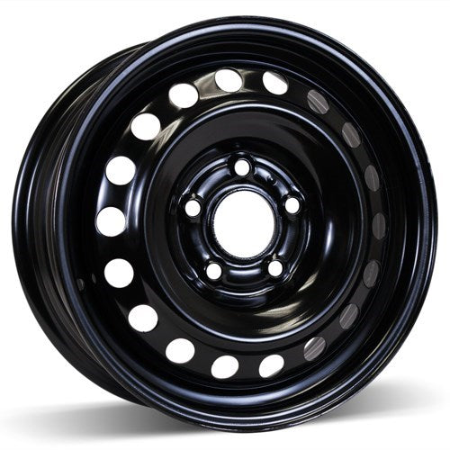 X40881 - RSSW Steel Wheel 15X6 5X114.3 ET 45mm Bore 67.1mm Black - RSSW Wheels Canada