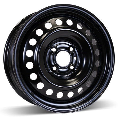X41646 - RSSW Steel Wheel 16X6.5 4X108 ET 45mm Bore 63.4mm Black - RSSW Wheels Canada
