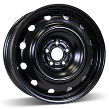 Load image into Gallery viewer, X41657 - RSSW Steel Wheel 16X6.5 5X100 ET 40mm Bore 57.1mm Black - RSSW Wheels Canada