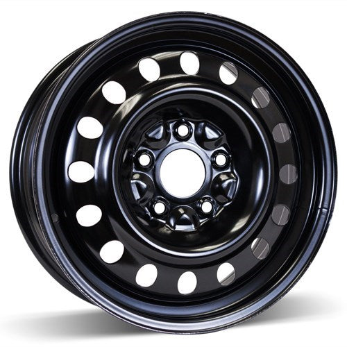 X41753 - RSSW Steel Wheel 17X7 5X127 ET 52mm Bore 71.5mm Black - RSSW Wheels Canada