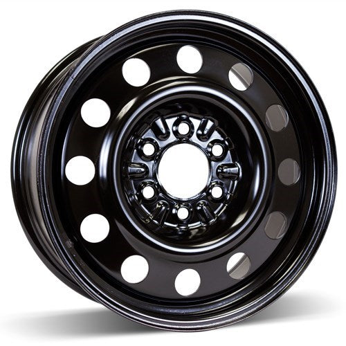 X41865 - RSSW Steel Wheel 18X7.5 6X135 ET 44mm Bore 87.1mm Black - RSSW Wheels Canada