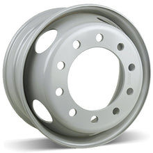 Load image into Gallery viewer, X41916 - RSSW Steel Wheel 19.5X7.5 10X285 ET 162MM Bore 220MM White Steel Rim - RSSW Wheels Canada