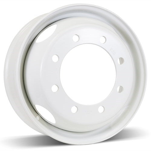 X41987 - RSSW Steel Wheel 19.5X6.75 8X275 ET 147mm Bore 221mm White - RSSW Wheels Canada