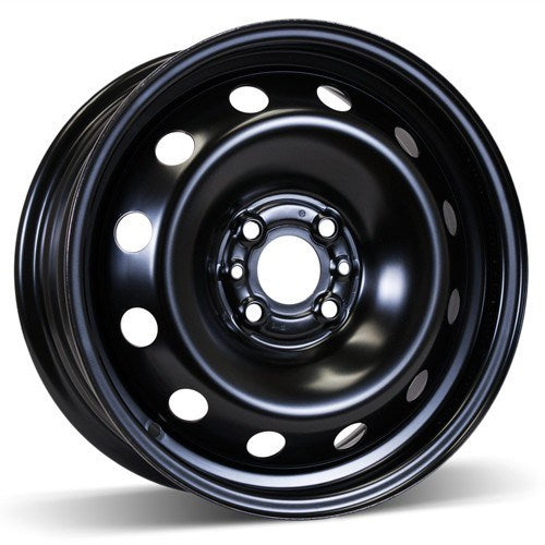 X42541 - RSSW Steel Wheel 15X6 4X98 ET 35mm Bore 58.1mm Black - RSSW Wheels Canada