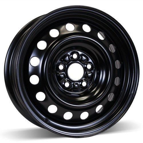 X42551 - RSSW Steel Wheel 15X6 5X100 ET 33mm Bore 54.1mm Black - RSSW Wheels Canada