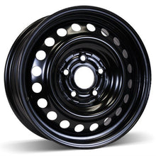 Load image into Gallery viewer, X42552 - RSSW Steel Wheel 15X6 5X114.3 ET 45mm Bore 64.1mm Black - RSSW Wheels Canada