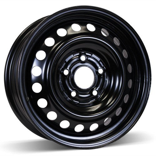 X42552 - RSSW Steel Wheel 15X6 5X114.3 ET 45mm Bore 64.1mm Black - RSSW Wheels Canada