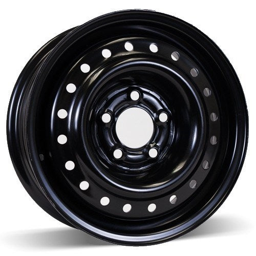 X42554 - RSSW Steel Wheel 15X6 5X114.3 ET 39mm Bore 71.5mm Black - RSSW Wheels Canada