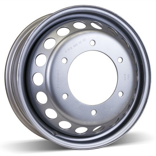 X43664T - RSSW Steel Wheel 16X5.5 6X205 ET 132mm Bore 161mm Silver - RSSW Wheels Canada